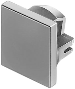 Blindabdeckung EAO 01, 18×18 mm schwarz