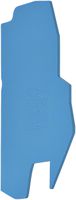 Abschlusswand Hager für KYA04ND N-Klemmen blau