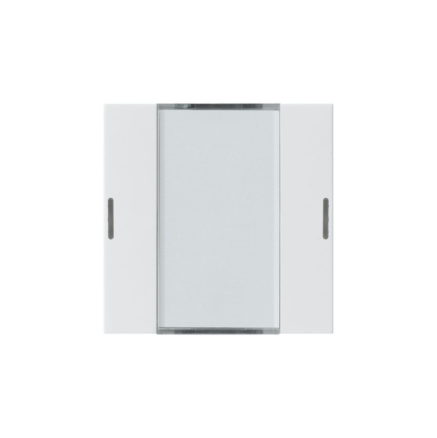 Kit frontale Hager kallysto 2×KNX LED systemlink/easylink bianco