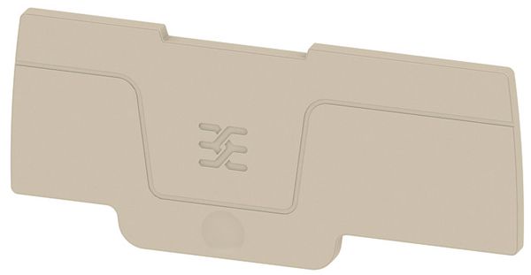 Abschlussplatte Weidmüller ASEP 3C 2.5 69.5×2.1mm beige