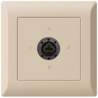 UP-Drehschalter kallysto.line 2/1L beige für Sicherheitsschloss ohne Zylinder