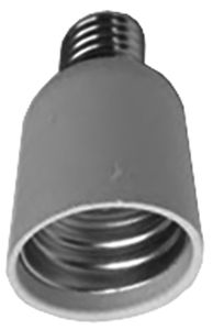 Fassungsadapter ELBRO intern E40/extern E27, 10A 230VAC, weiss