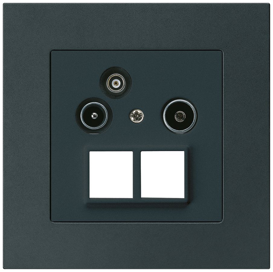 UP-Antennendose R/TV-Daten kallysto.pro HMS 2GHz 11db schwarz