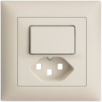 UP-Frontset EDIZIOdue T23 crema 88×88mm für Kleinkombi
