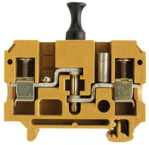 Morsetti sezionatori di prova WM SAKC 1STB4 a vite 10mm² a spina TS35 giallo