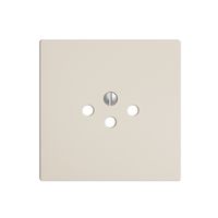 Plaque frontale EDIZIOdue T12A crema, horiz.-plat