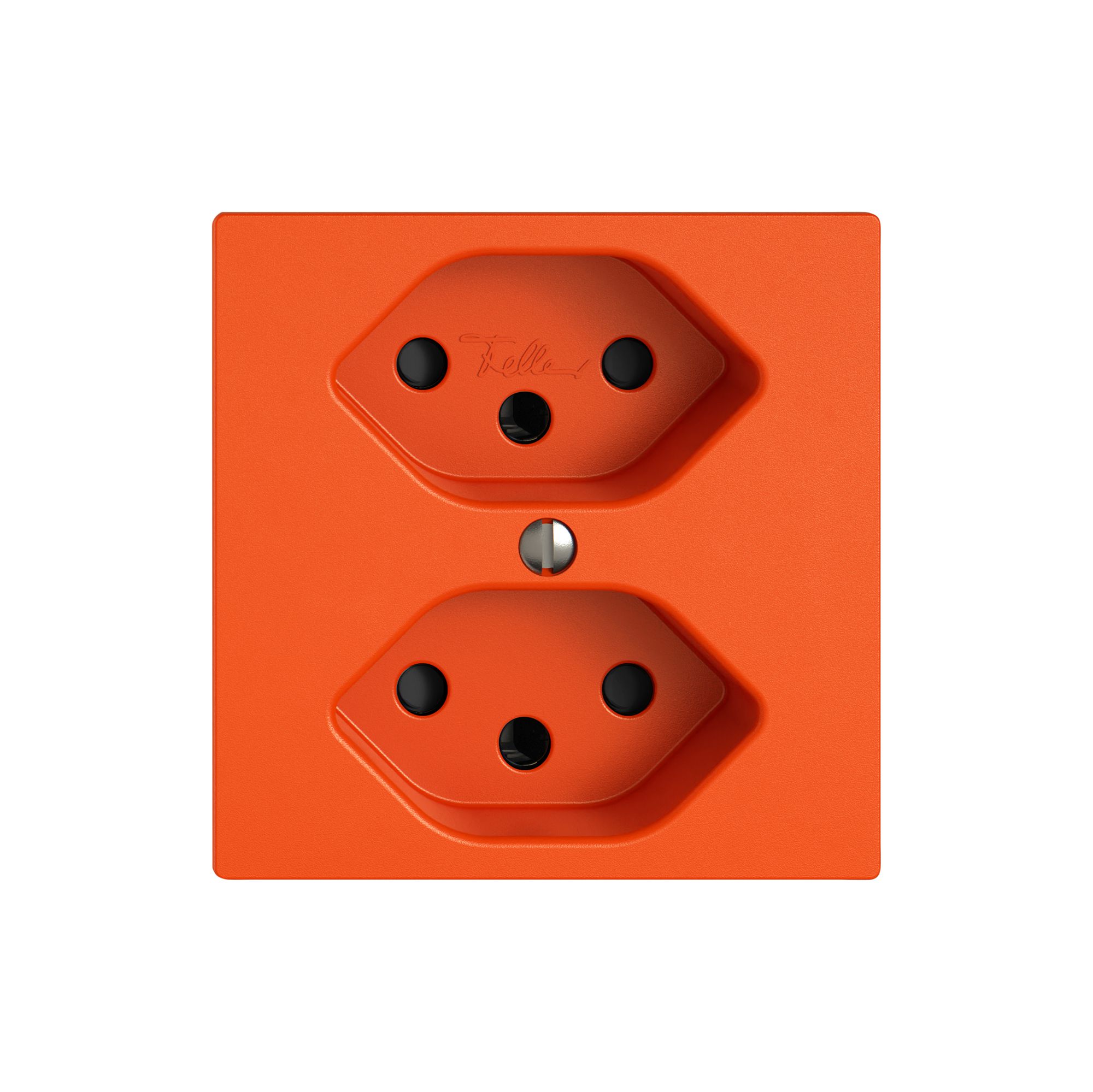 Steckdose EDIZIO.liv SNAPFIX® 2×T13 mit Shutter or