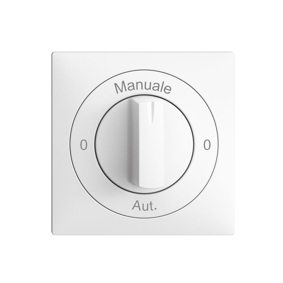 Interrupteur rotatif ENC 0-Manuale-0-Aut EDIZIOdue 2/1P blanc