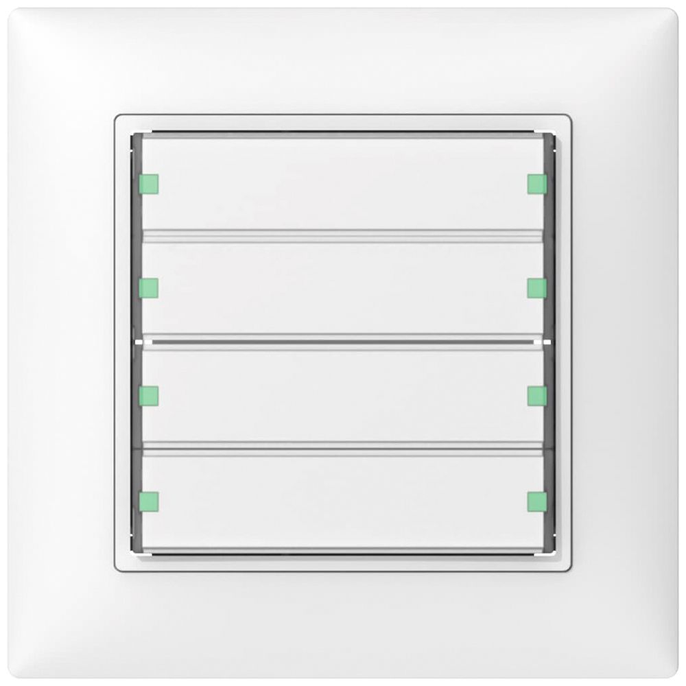 Poussoir ENC SIDUS 4/8 avec LED blanc