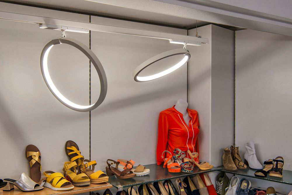 Spot LED SLV 3~ ONE 40 TRACK DALI 15.2W 670lm 4000K 170° Ø400mm blanc