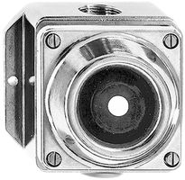 AP-Leuchtdruckschalter nass 3/1L Al natur FH, KS, LED gelb