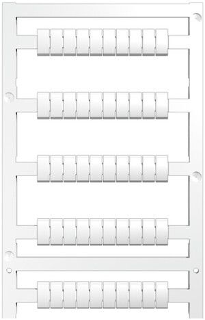 Marqueur de borne Weidmüller MultiFit 9×5mm WAGO/Legrand PA66 blanc