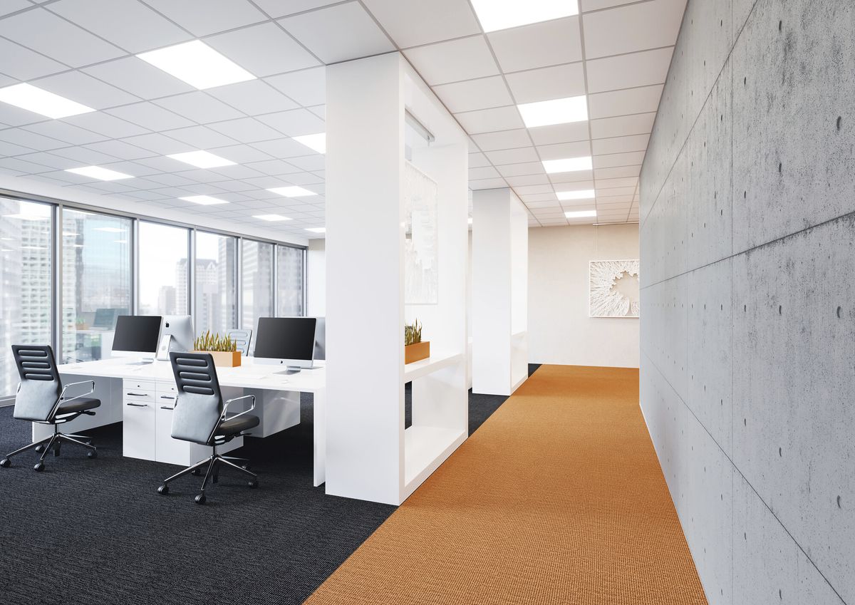 EB-LED-Deckenleuchte LEDVANCE Panel Essential 36W 3200lm 6500K 596×596mm weiss