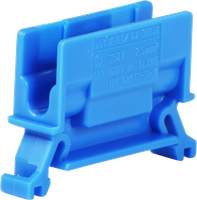 Abzweigklemme Woertz 1.5…2.5mm² 24A 750V Schraubanschluss 2×1 TH35 blau