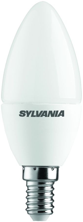 Lampada LED ToLEDo Dim E14 5.6W 240V forma candela, opaco