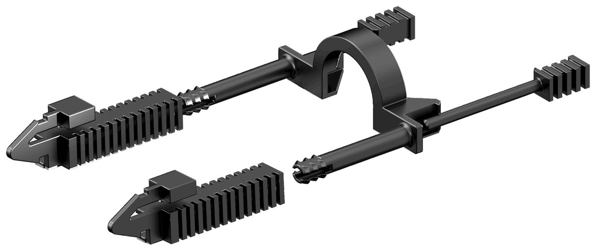 Dispositif de verrouillage Rittal DK 7979.020 p.prise C14/C20 à PSM noir 20pcs