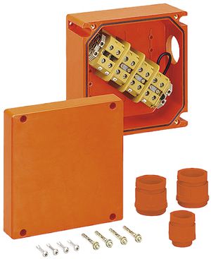 AP-Abzweigdose WKE 404 5×2.5…35²+Zweig, 200×200×110mm