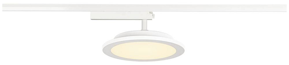 LED-Leuchte SLV PANEL TRACK round 18W 1800lm 3000K 1-Ph.-Adapter weiss