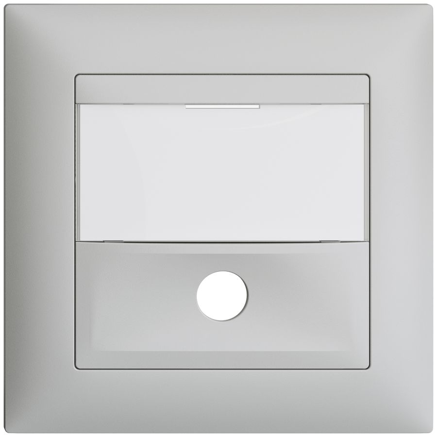 UP-Frontset, EDIZIOdue hellgrau 88×88mm für Sonnerietaster