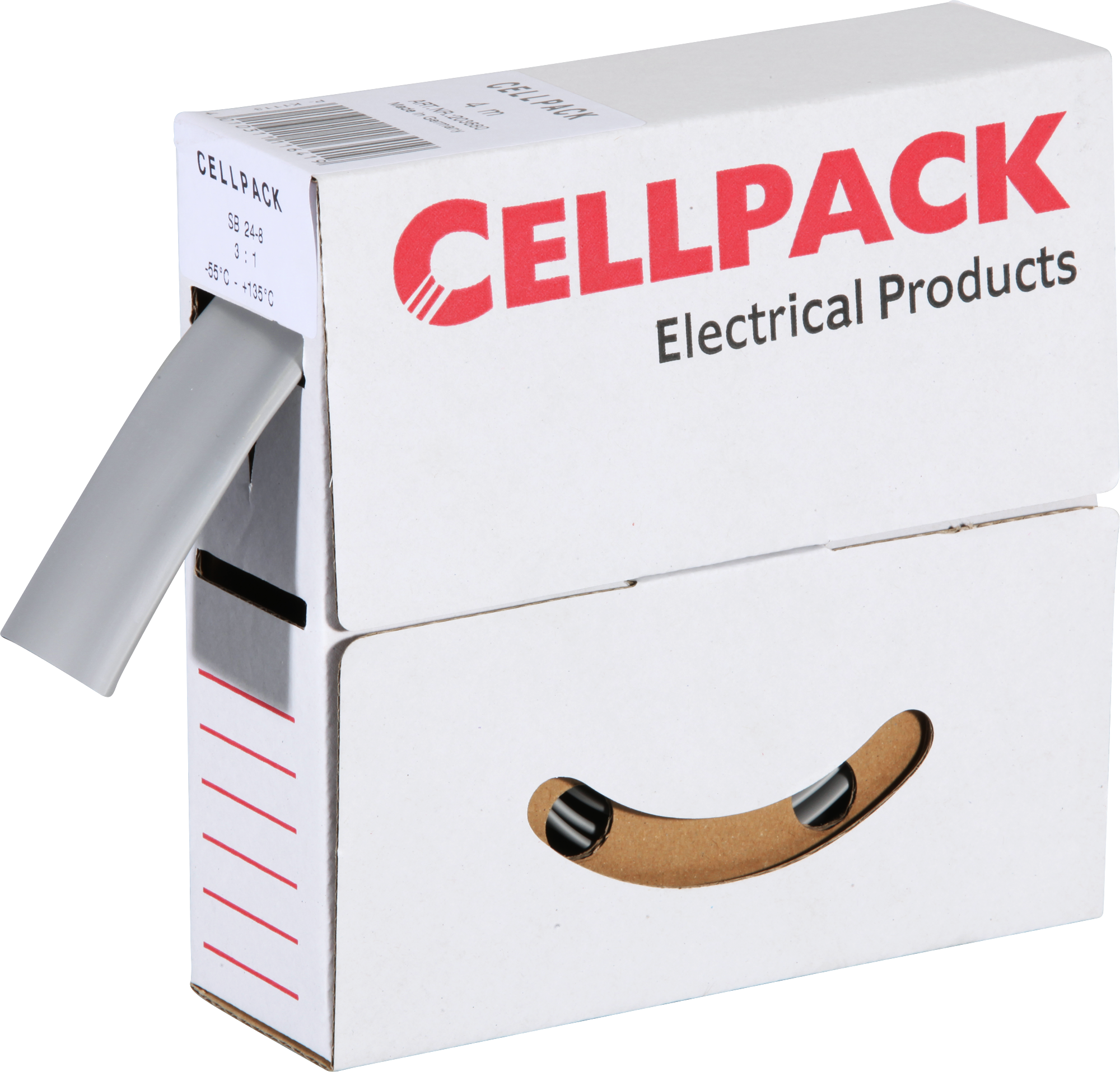 Gaine rétractable SB 24mm×4m gris