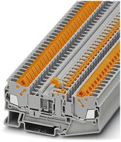 Borne à couteau de sectionnement 0.5…2.5mm² raccordement rapide gris