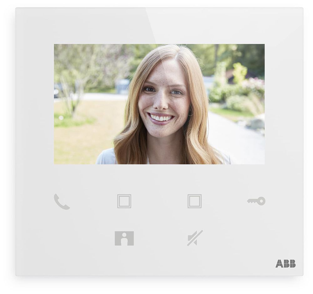 Station intérieure vidéo ABB-Welcome M22401-W-04 WLAN touch-display 4.3'' blanc