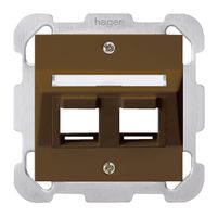 UP-Montageset kallysto 2×Keystone braun mit Befestigungsplatte