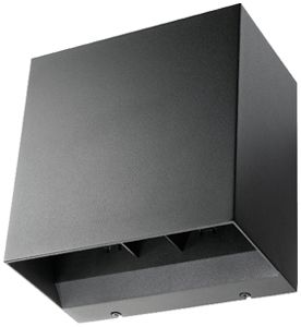 Applique LED SG Artes Midi 32W 1080lm 840 IP65 VAR dir./indir.205×205mm an