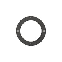 Kennscheibe NEVO, f.Drehschalter, 0-1-0-1, schwarz