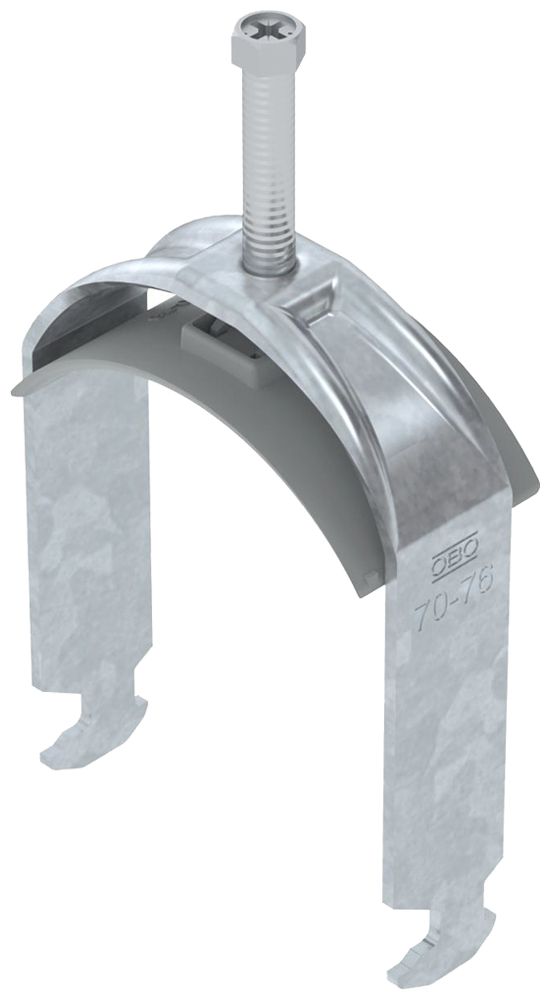 Fixation rapide BET 2056 pied à H mat.synthétique 70…76mm 1×câble acier Zn-ch-im