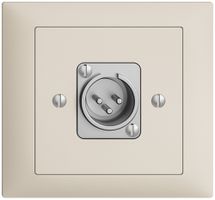 Prise INC XLR avec fiche EDIZIOdue crema