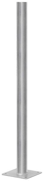 Poteau de montage Scame LIBERA double face Ø80×1500mm acier gris