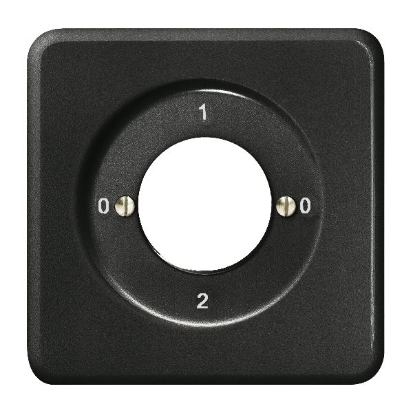 Kit frontale INC 0-1-0-2 nero per interr.rotativo a chiave