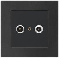 UP-Antennendose kallysto.pro R/TV 19dB 2GHz schwarz