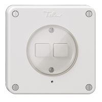 Nebenstelle 2K/2T zu Druckschalter NEVO Wiser N.CO weiss