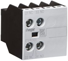 Hilfskontakt Hager 1S+1Ö zu EV007-10-EV038-10, EVN022-EVN045,  EVL014-EVL027