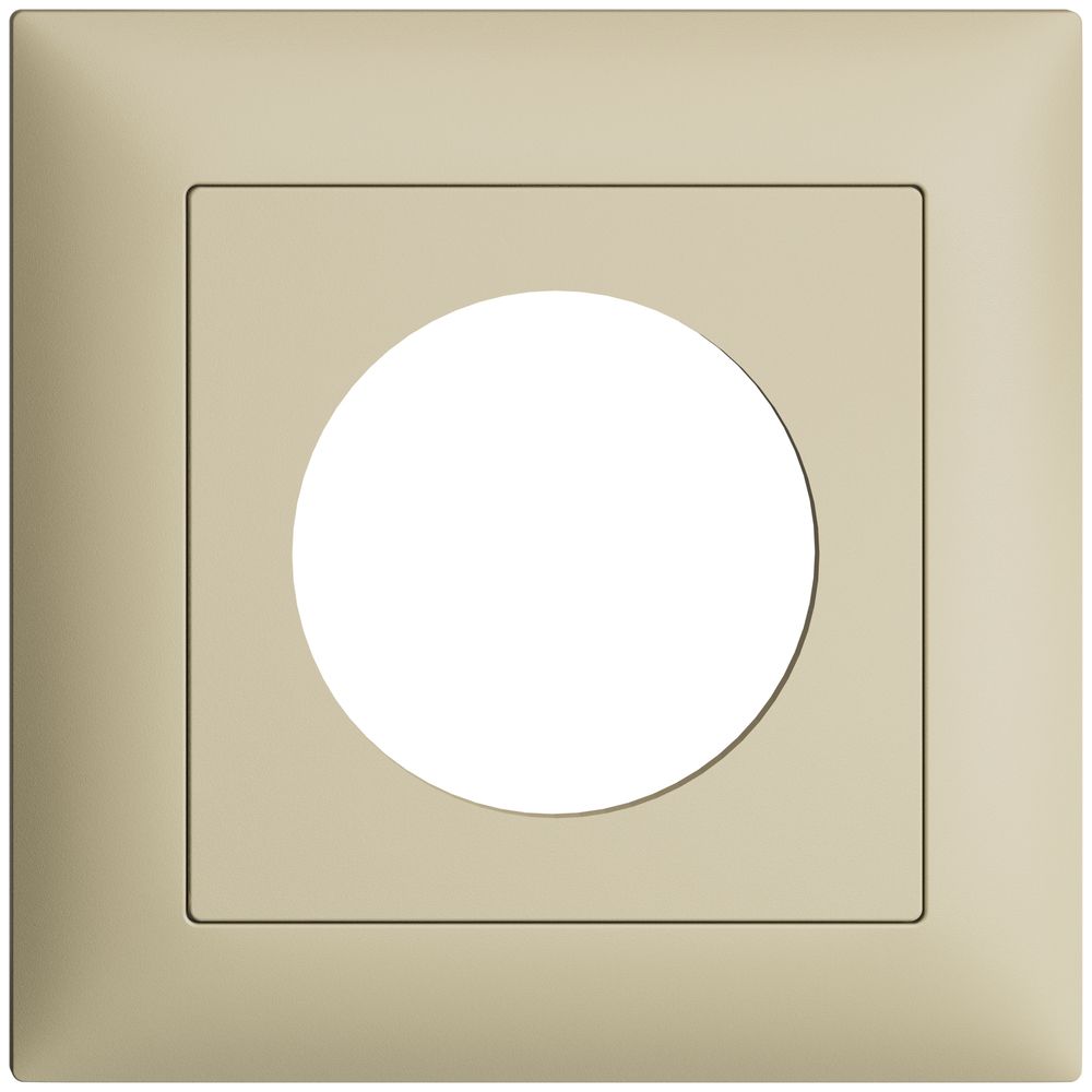 Kit frontale INC EDIZIOdue vanille 88×88mm con foro 43mm