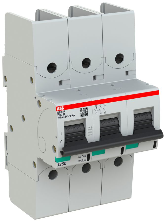 Disgiuntore ABB S803P-D80-R 3P 400V D-80A 50kA 4.5UM