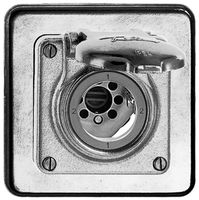 Interruttore rot. INC bagn.3/1P Al natura per serrat. senza cilind