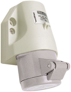 Prise murale AP NORVO 3L 16A 12h 42V blanc