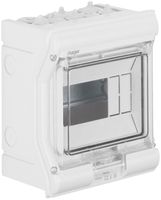 AP-Kleinverteiler Hager vector 1-reihig 6TE IP54/IP65 165×190×113mm