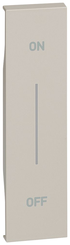 Cache de touche Living Now p.touches MyHOME 1 module a.impression ON-OFF sand