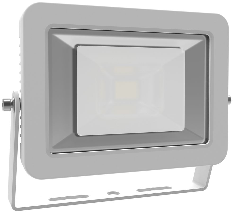 Projecteur LED ELBRO 10W, 800lm, 4500K, angle d.rayon.60°/90°, 1.5m, IP65, gris