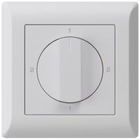 UP-Drehschalter kallysto.line 3/1L hellgrau mit Drehgriff