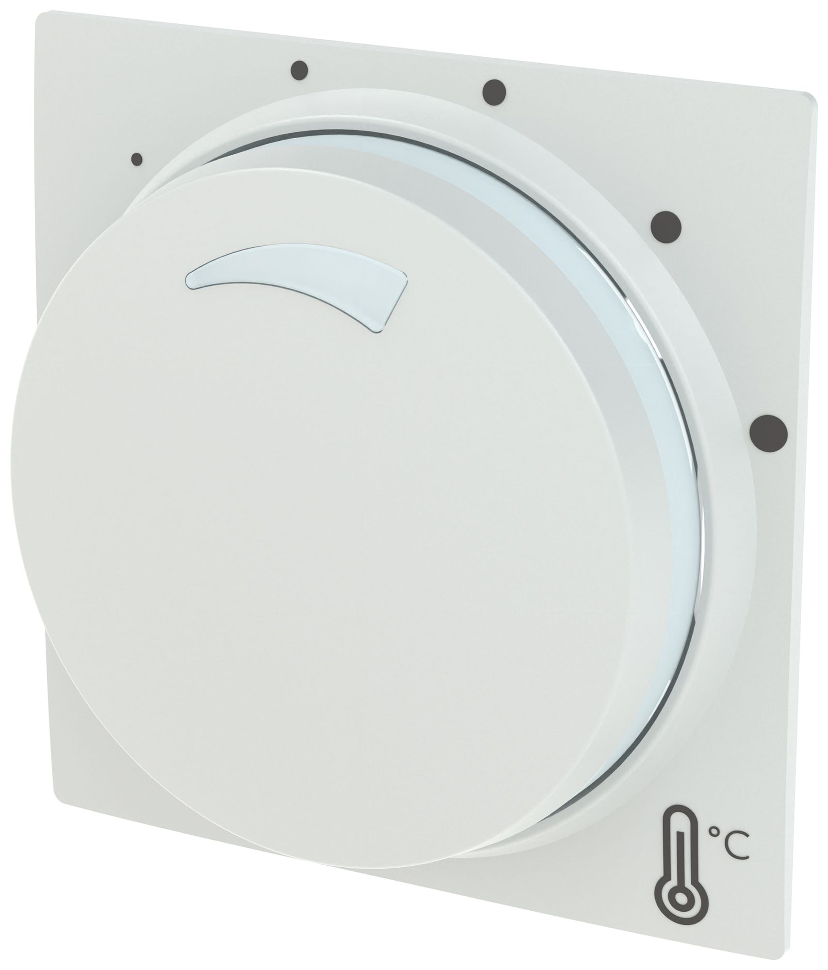 Frontset ABB SIDUS Z/E Thermostat IP20 ws