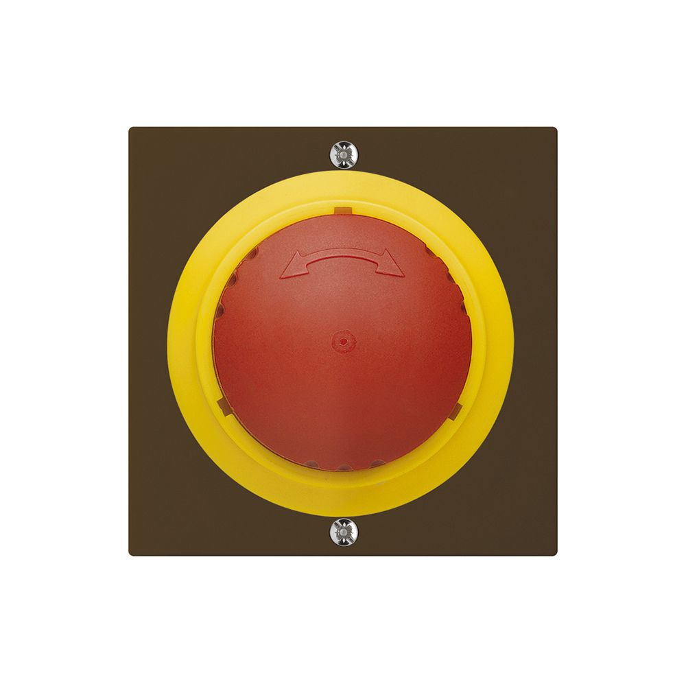 Taster kallysto NOT-AUS braun