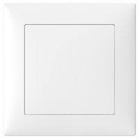 Blinddeckplatte SIDUS weiss glänzend