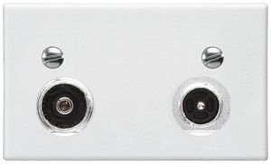 FLF-Antennendose Hager R-TV 23dB 2GHz weiss