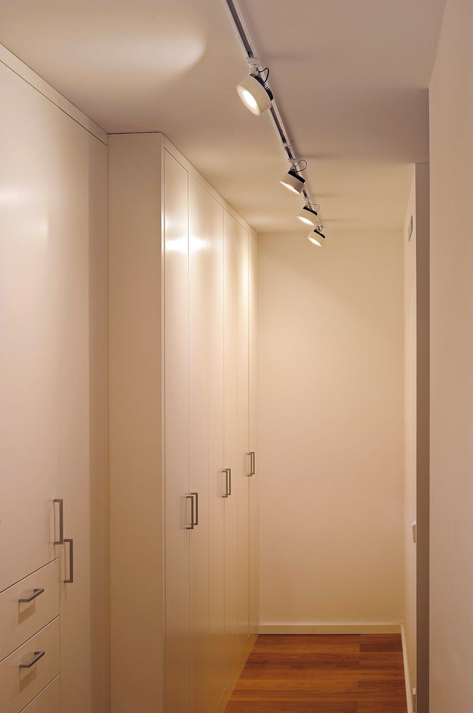 LED-Strahler SLV KALU TRACK, 12W 800lm 3000K mit 1-Phasen-Adapter IP20 weiss