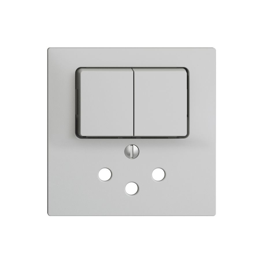 Frontset EDIZIOdue hellgrau 60×60mm T12